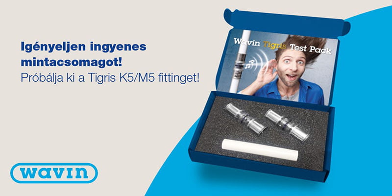 Igényeljen ingyenes mintacsomagot, és váltson az új Wavin Tigris K5/M5 idomokra! 1 Wavin Tigris K5/M5 idomok