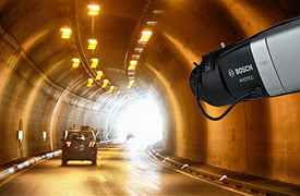 A Bosch AVIOTEC videoalapú tűzérzékelője már az alagutakban is tökéletes megoldás