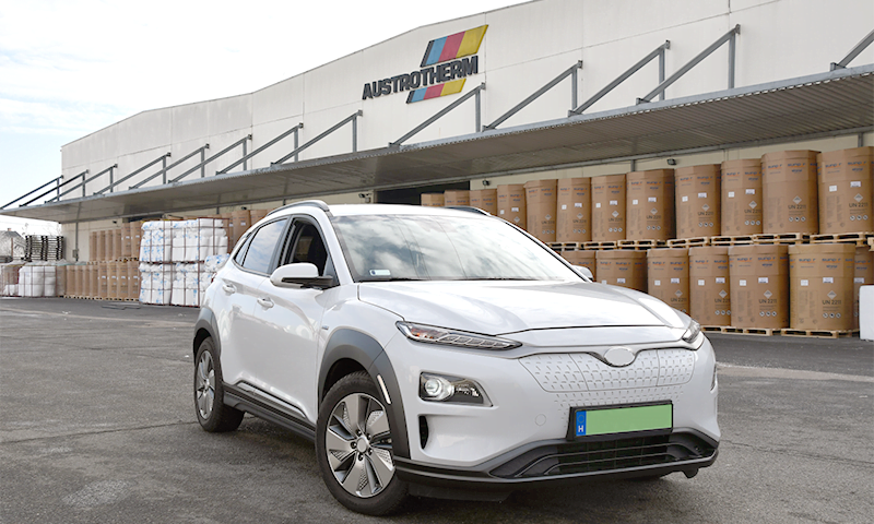 Tovább zöldül az Austrotherm 1 Austrotherm elektromos auto