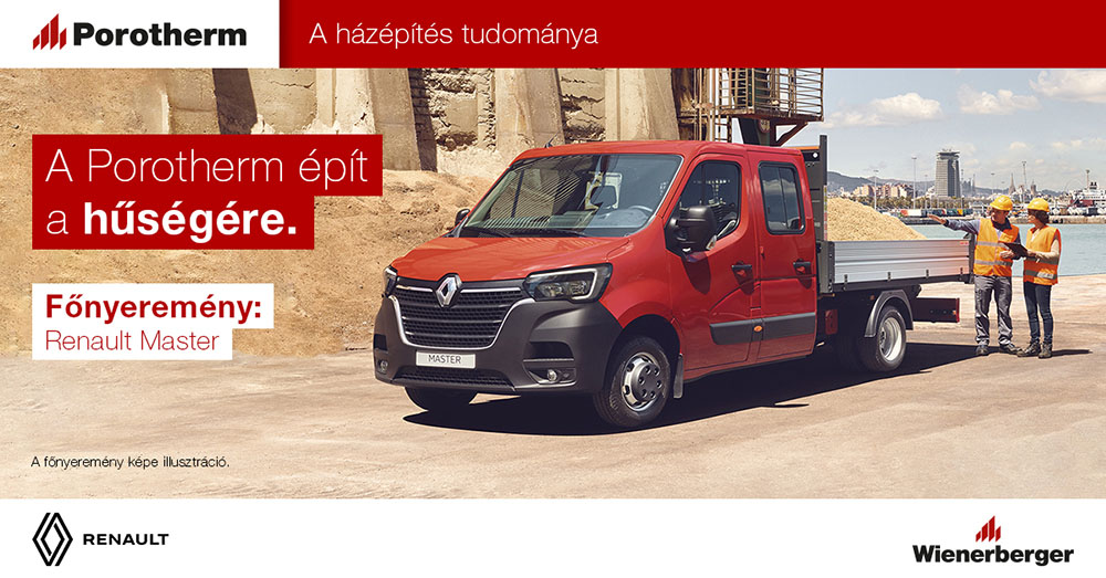 A Porotherm épít a hűségére. Legyen az Ön vállalkozása is Porotherm Partner! 1 Porotherm Kivitelezői Partnerprogram