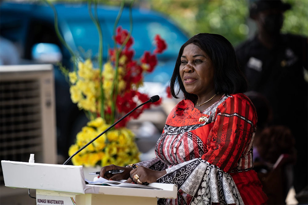 Mrs Cecilia Abena Dapaah, ghánai vízügyi miniszter