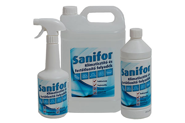 Sanifor Sanifor klímatisztító és fertőtlenítő folyadék