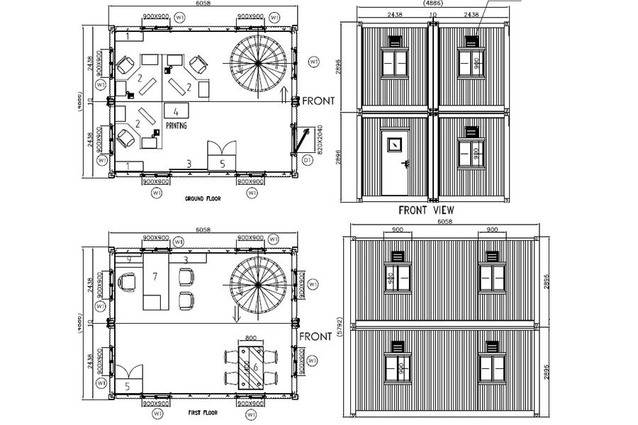 TITAN 4 People iroda-, lakó- és szaniterkonténerek - Titan Containers 10 Irodakonténer és lakókonténer Titan Containers