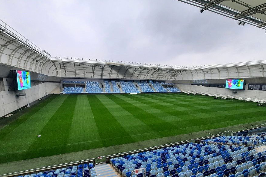 Új Hidegkuti Nándor Stadion LED-es eredményjelző tervezés, kivitelezés és üzemeltetés