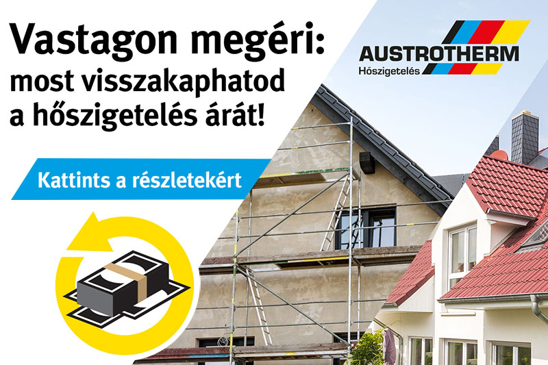 Vastagon megéri: most visszakaphatja a hőszigetelés árát!