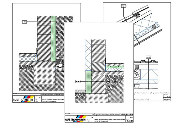 Austrotherm részletrajzok tervezőknek