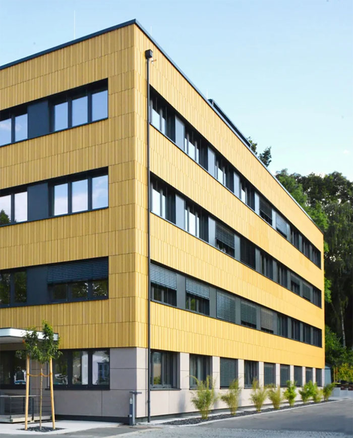 Karakteres homlokzatkoncepció Tonality kerámia homlokzatburkolattal 2 Karakteres homlokzatkoncepció Tonality kerámia homlokzatburkolattal