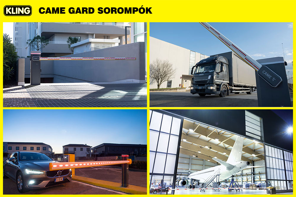 CAME GARD sorompók - megbízhatóság, dizájn és technológia egyben 1 CAME GARD sorompók