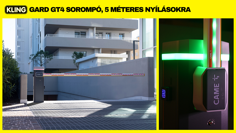 CAME GARD sorompók - megbízhatóság, dizájn és technológia egyben 1 CAME GARD sorompók