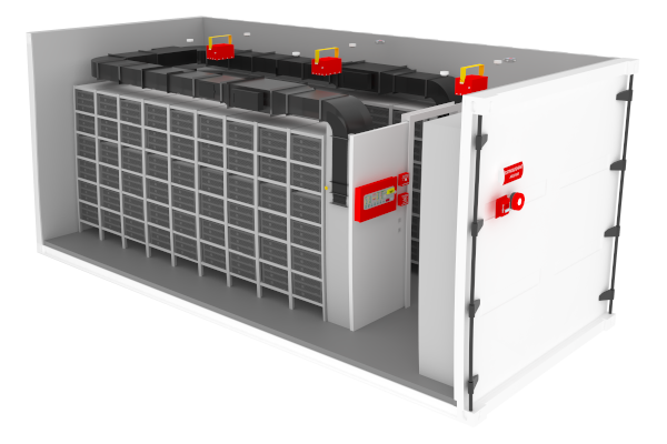Energiatároló rendszerek tűzvédelme FirePro beépített oltórendszerrel 2 Firepro Energiatároló rendszerek tűzvédelme