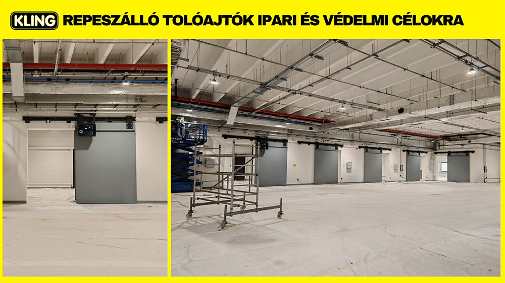 Repeszálló tolóajtók ipari és védelmi célokra – KLING megoldások extrém környezetre 1 KLING Repeszálló tolóajtó