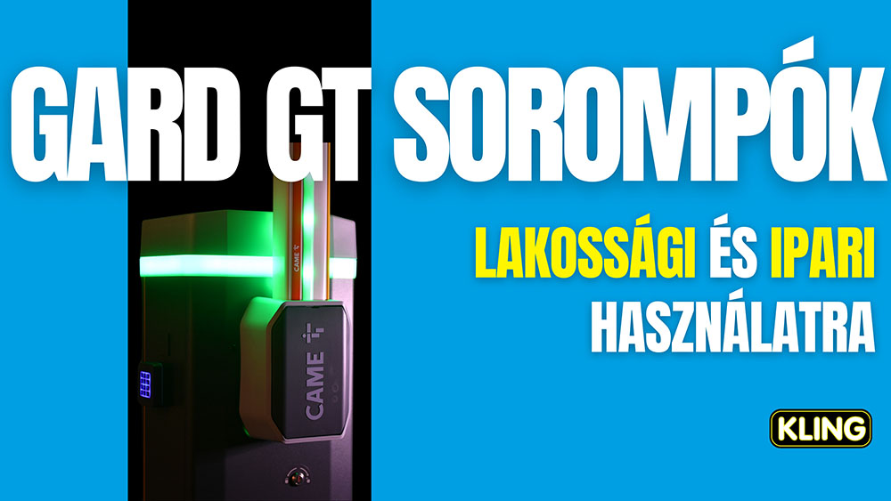 CAME és KLING: Innovatív útakadály-megoldások 2 útakadály