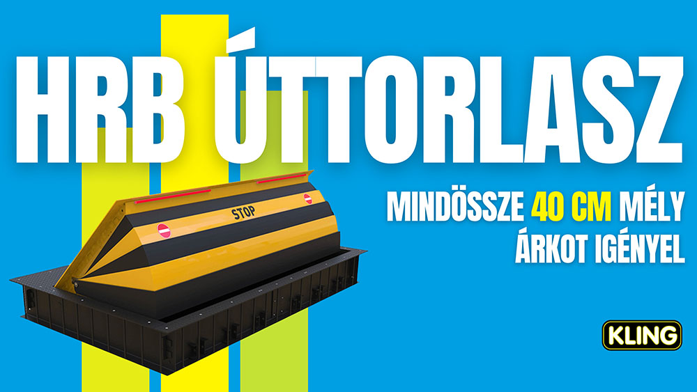 CAME és KLING: Innovatív útakadály-megoldások 1 HRB úttorlasz