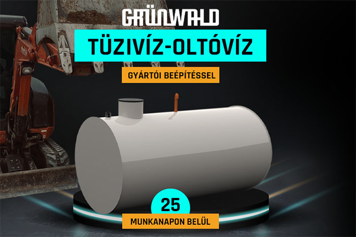 Tűzivíz oltóvíz tartály