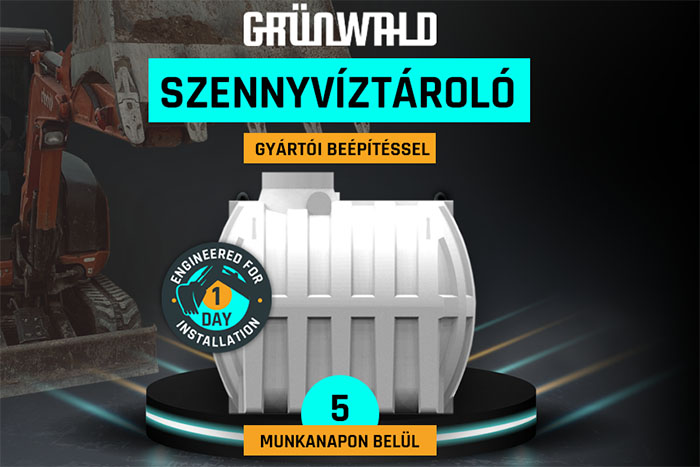 Grünwald szennyvíztároló
