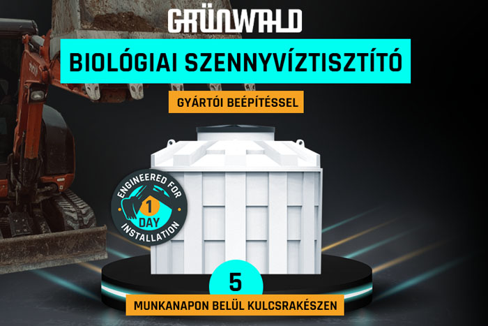 Grünwald biológiai szennyvíztisztító