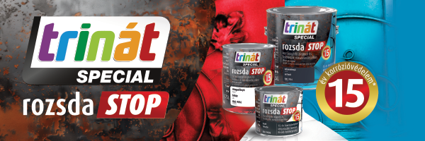 Új Trinát Special rozsdaSTOP alapozó és fedőfesték 1 Trinát rozsdastop