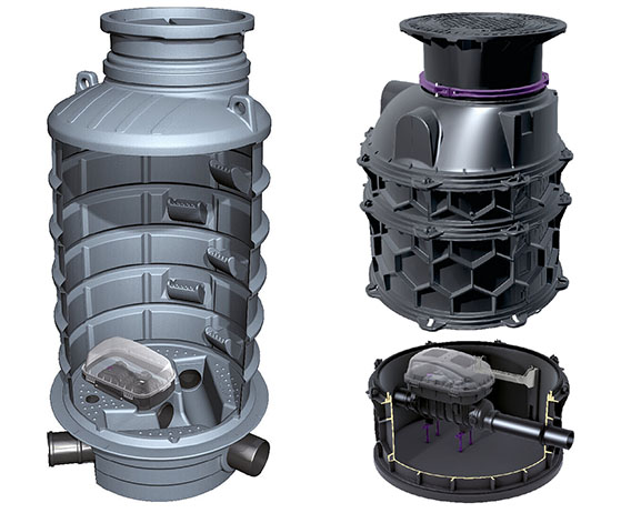 Visszatorlódás-gátló aknák - KESSEL SE & Co. KG 1 Visszafolyásgátló akna