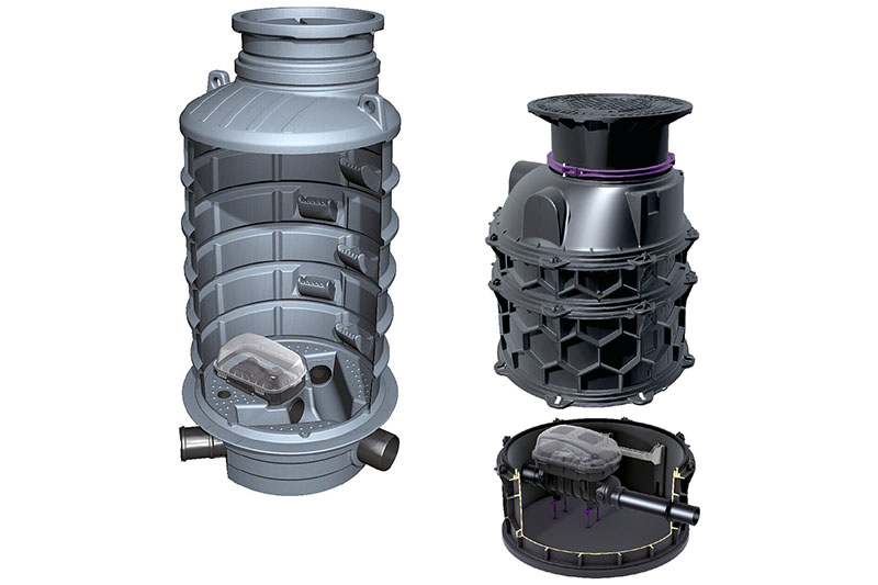 Visszafolyásgátló akna