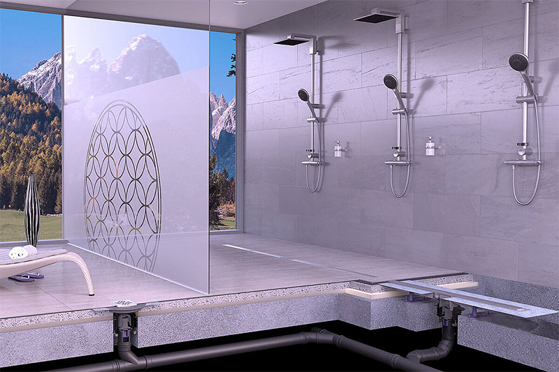 Fürdőszobai lefolyók és zuhanylefolyók - KESSEL SE & Co. KG