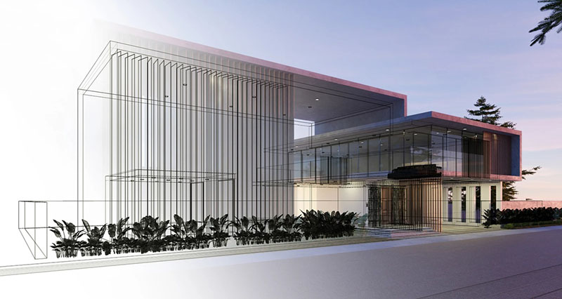 BIM model sketch drafting