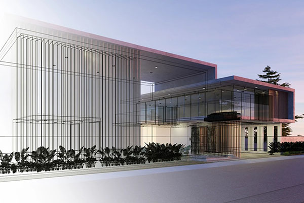 BIM model sketch drafting