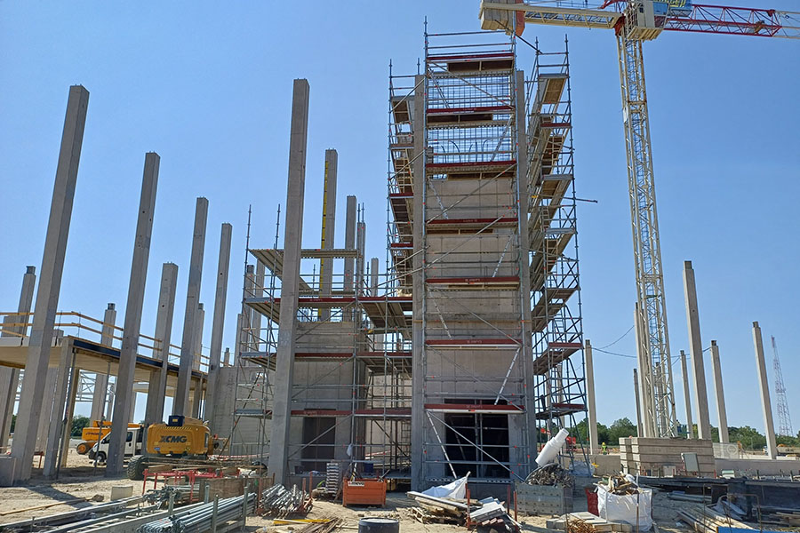 Talpas és hagyományos vasbeton pillérek - Ineton Kft. 1 beton