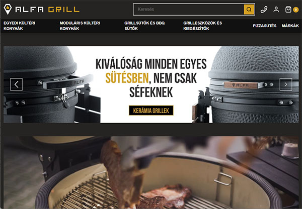 Elindultak az Agrikon-Alfa konyhatechnológiai és prémium grillezési webshopjai 2 Agrikon-Alfa webáruház Alfagrill
