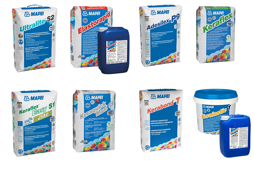 Mapei ragasztók hidegburkolatokhoz