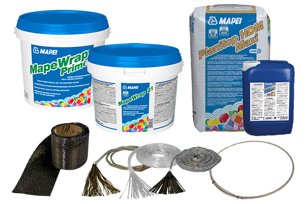 Mapei szerkezeti megerősítő anyagok