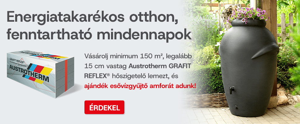 Tavaszi Austrotherm promóció a fenntarthatóság jegyében