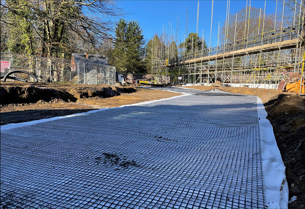 Abgrid Biaxial Geogrid georács a talaj stabilizálására és megerősítésére 3 Abgrid Biaxial Geogrid