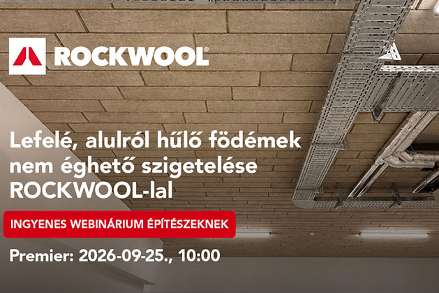 ROCKWOOL webinarium alulról hűlő födémek