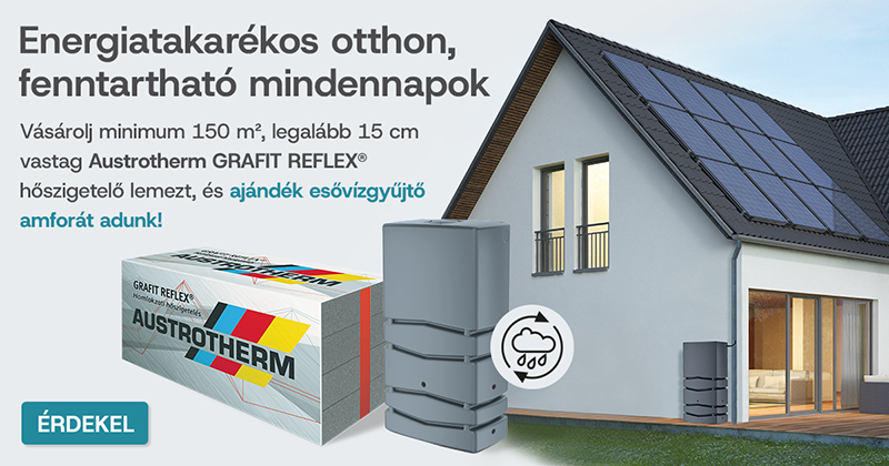az Austrotherm őszi ajánlata a fenntartható mindennapokért
